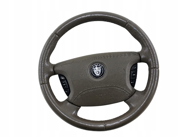 JAGUAR S TYPE lenkrad MULTIFUNKCJA Leder SKORZANA