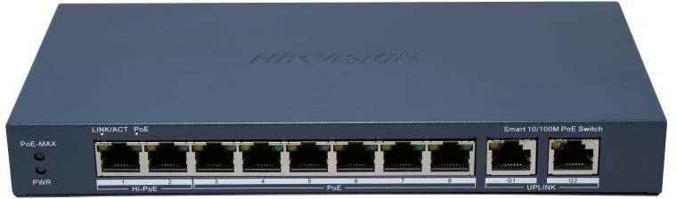 Switch Hikvision DS-3E1310HP-EI(B) LinkVu