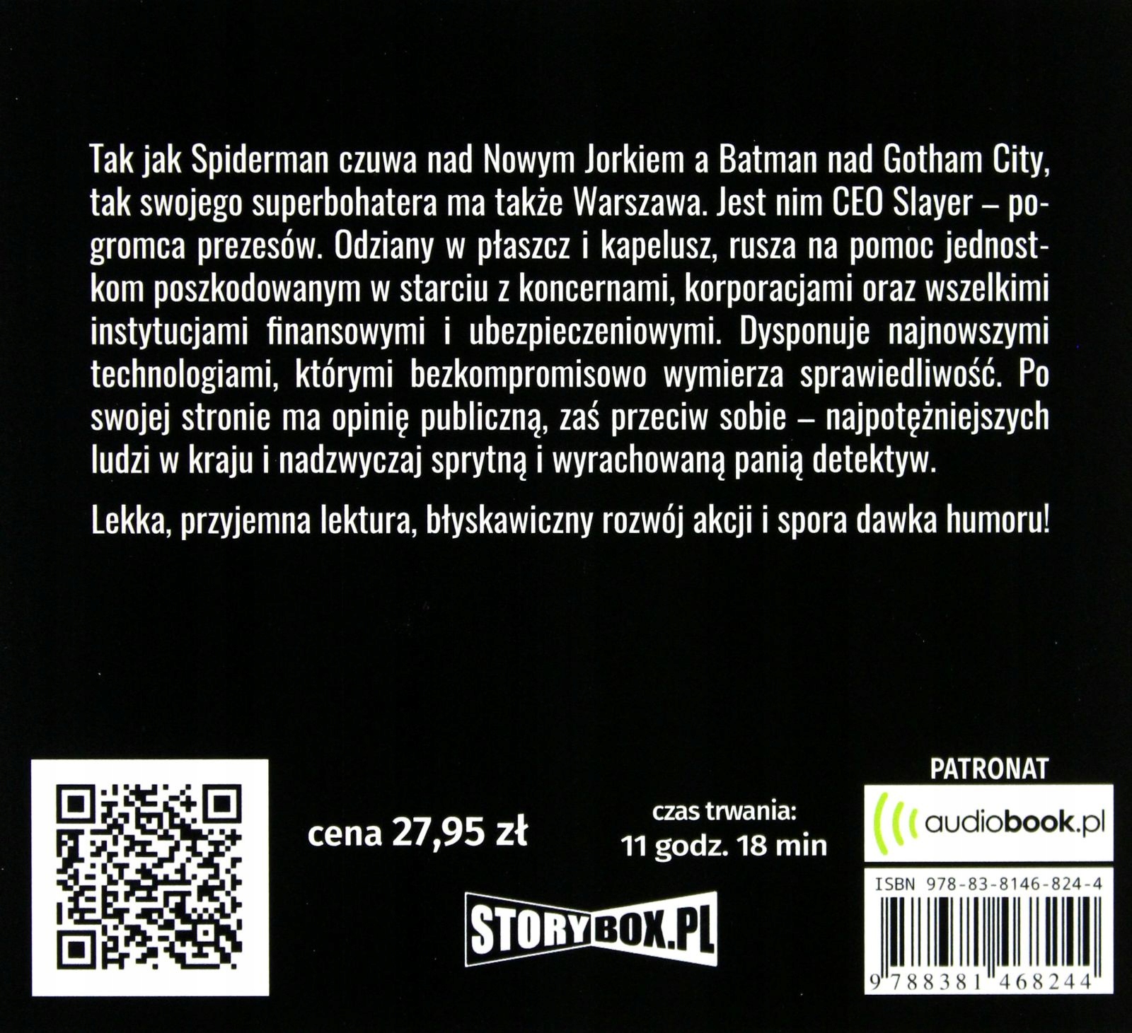 CEO SLAYER. POGROMCA PREZESÓW - MARCIN SERGIUSZ PRZYBYŁEK [AUDIOBOOK] Stan opakowania oryginalne