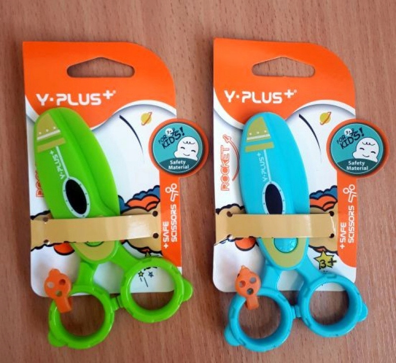 NOŻYCZKI DLA DZIECI PLASTIKOWE BEZPIECZNE NOŻYCZKI Marka PLUS