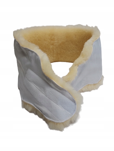 Bedrový zahrievací pás z ovčej kože