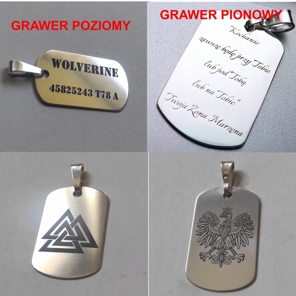 WISIOREK NIEŚMIERTELNIK DZIEŃ OJCA SREBRO + GRAWER Marka Inna marka