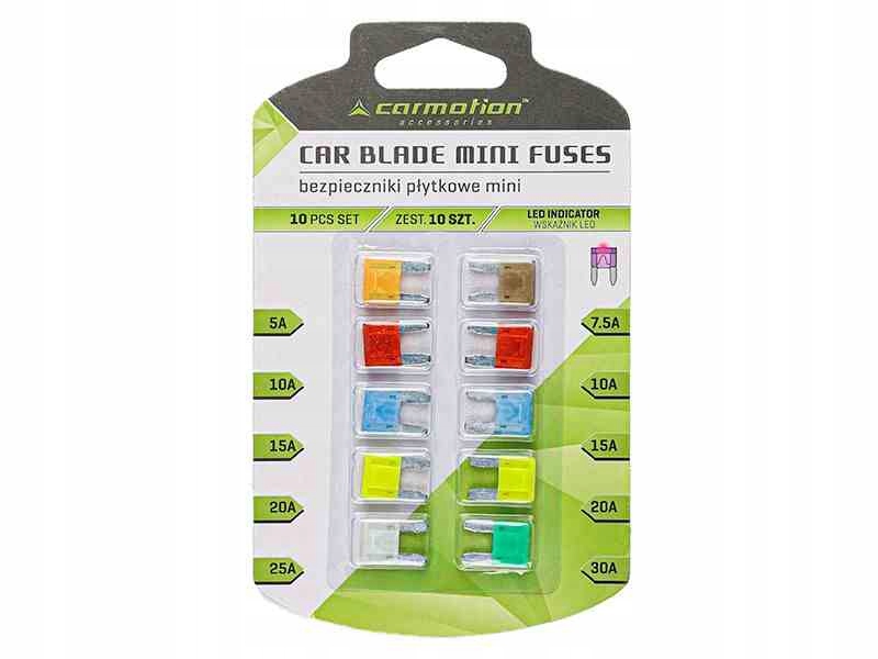 21531 - 10ШТ МИНИ СВЕТОДИОДНЫЙ ИНДИКАТОР ПЛАСТИНЫ ПРЕДОХРАНИТЕЛИ