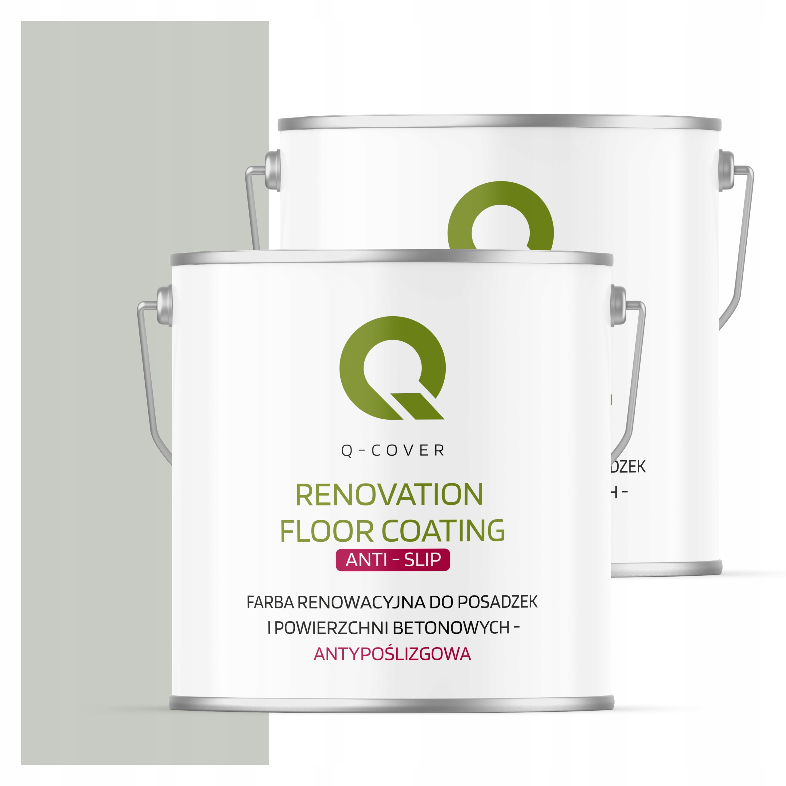 Protišmyková renovačná farba na betón 5L Biely papyrus Ral 9018 Matná