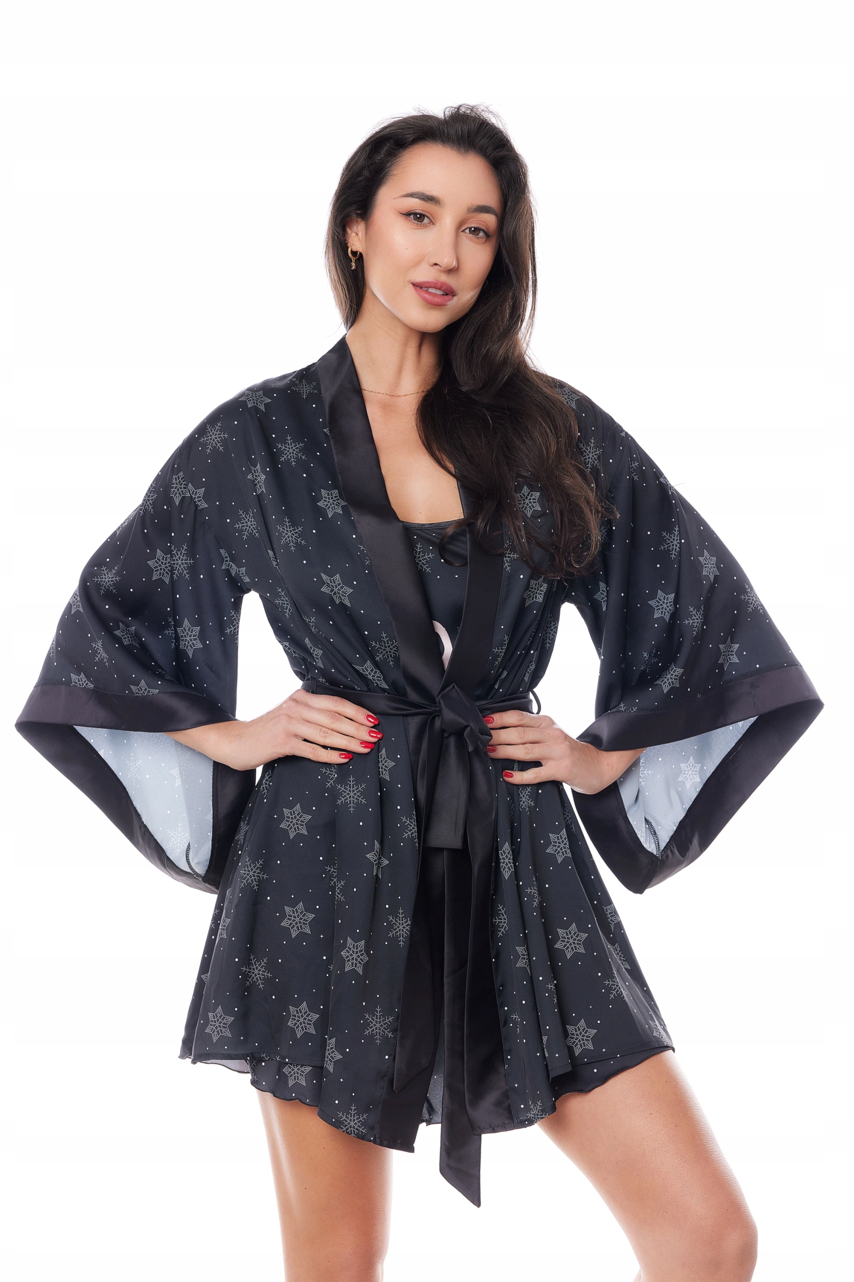 Anais Peniuar Aster Robe Black Black, S/m