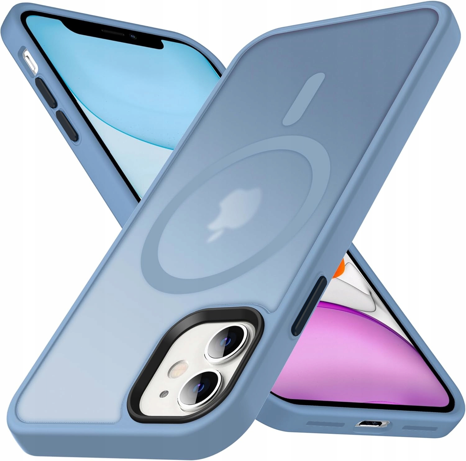 ETUI DO IPHONE 11 RÓŻNE KOLORY CASE MATOWE MAGNETYCZNE + SZKŁO HARTOWANE 9H Dedykowany model iPhone 11