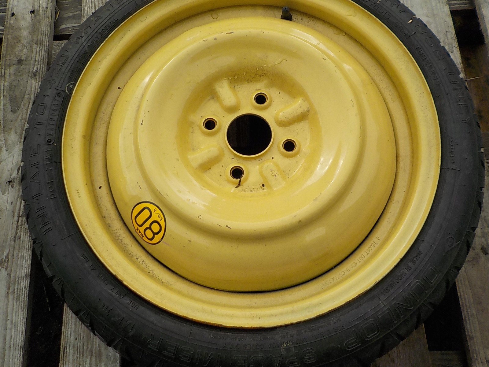 MITSUBISHI LANCER VII Roue de secours R16 4x114.3 125/70/16
