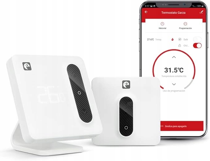Termostat Regulátor pro kotle na bezdrátové vytápění Garza Smart Wi-Fi