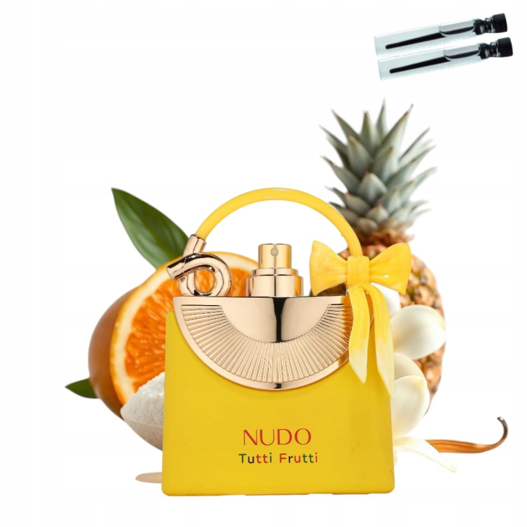 Parfém Fragrance World Nudo tutti Frutti 100ml 2 vzorky Dárek