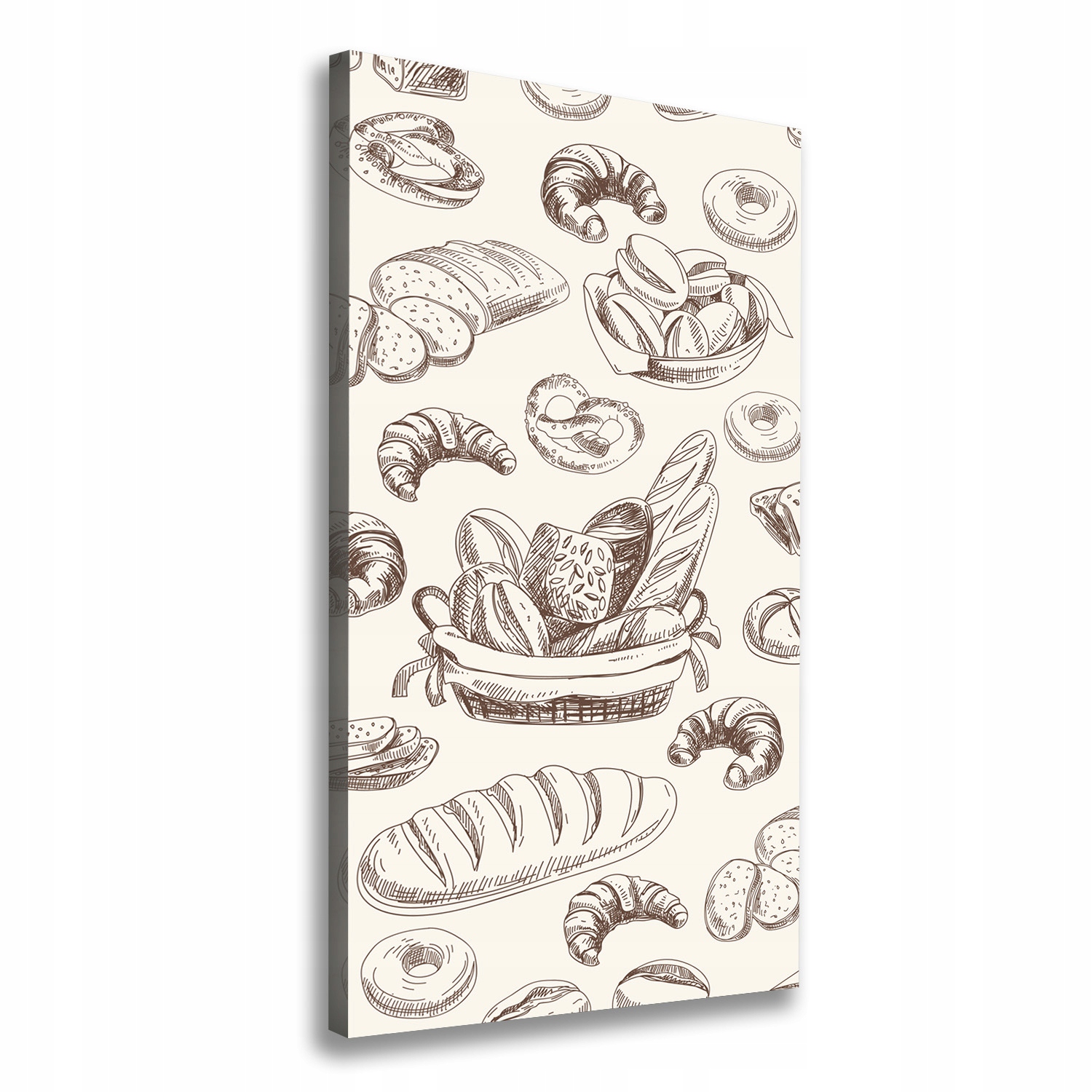 

Foto obraz na płótnie do salonu Pieczywo 60x120 cm