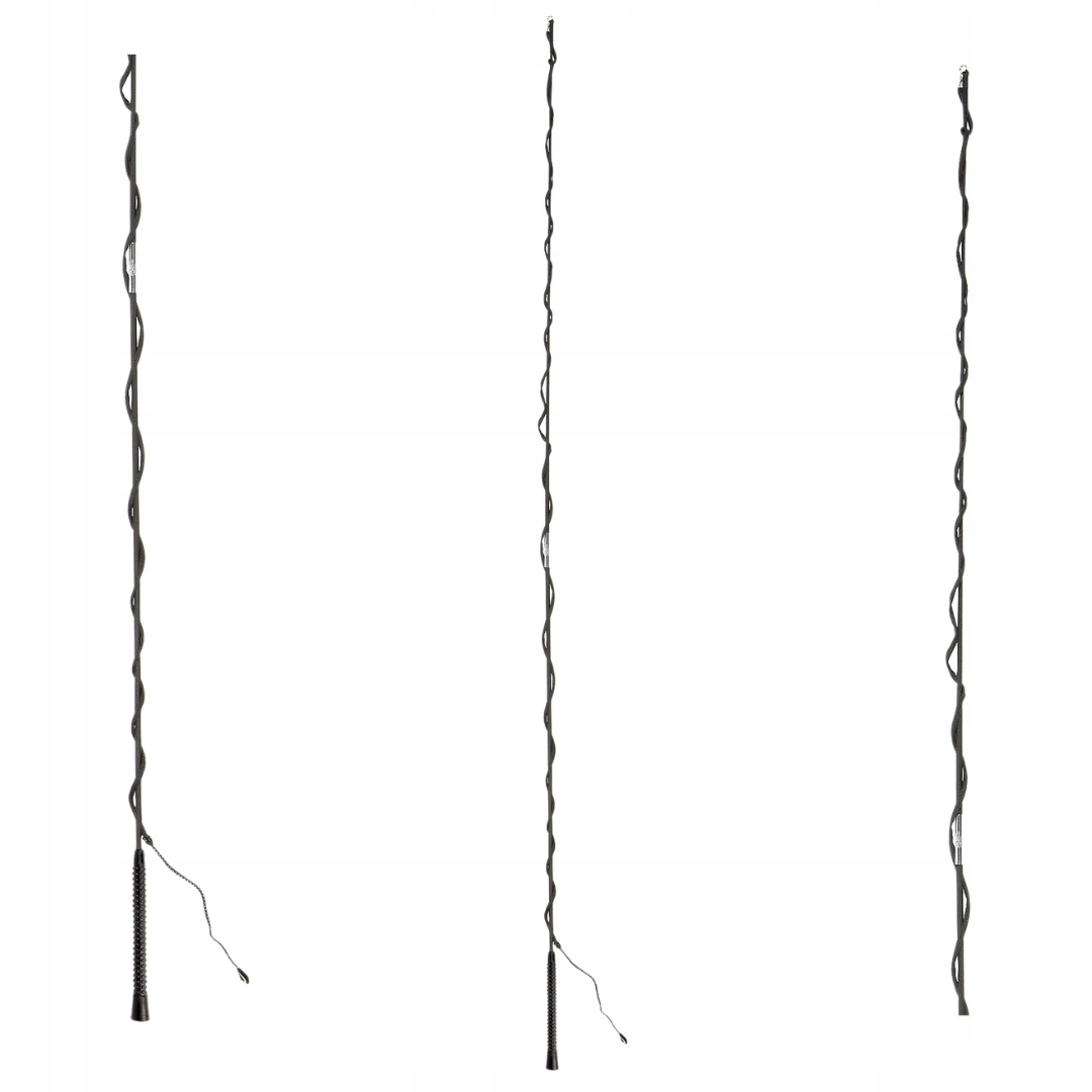 Bat do lonżowania nylonowy 200 cm Waldhausen Czarny