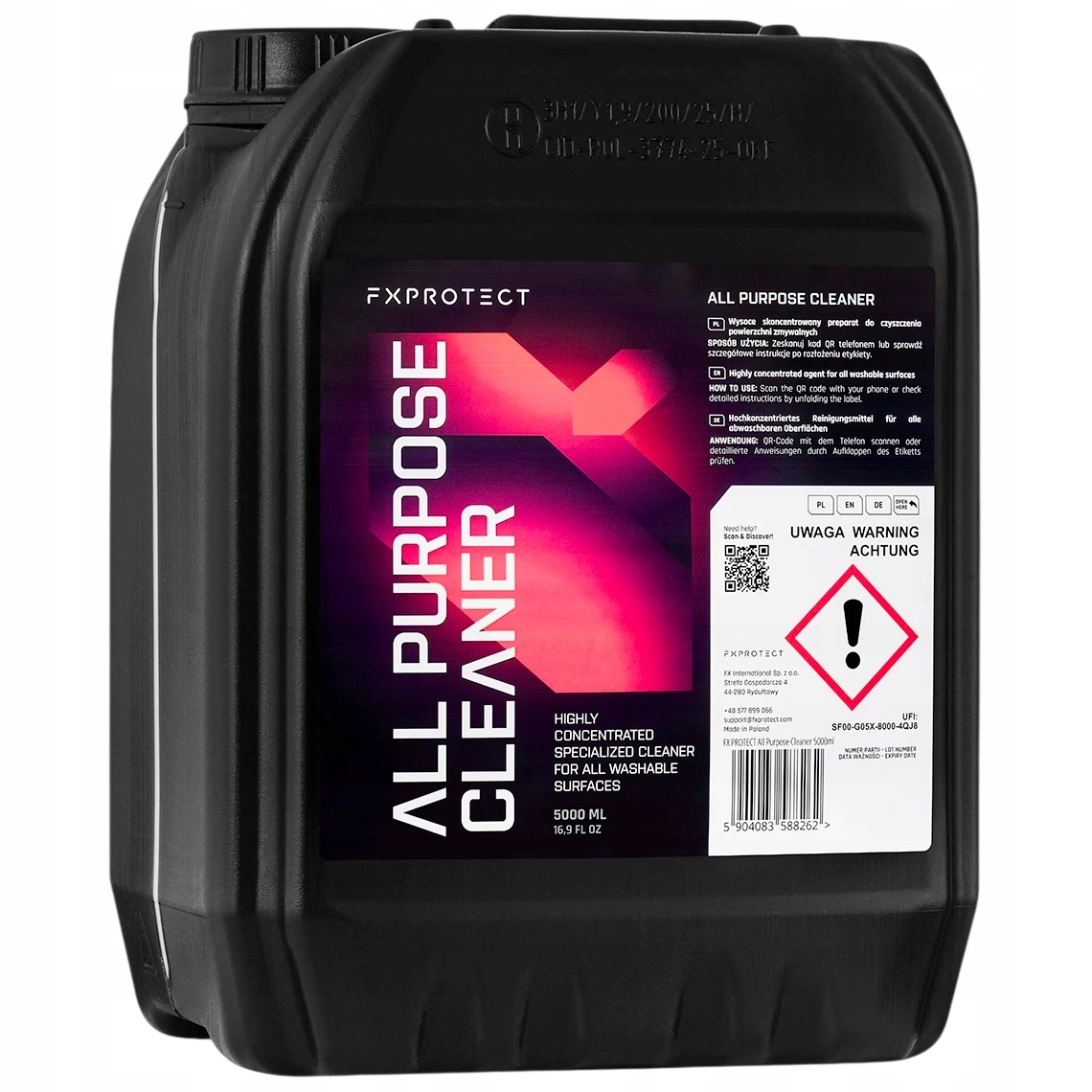 Fx Protect Apc All Purpose Cleaner 5L Uniwersalny Środek Czyszczenie Auta