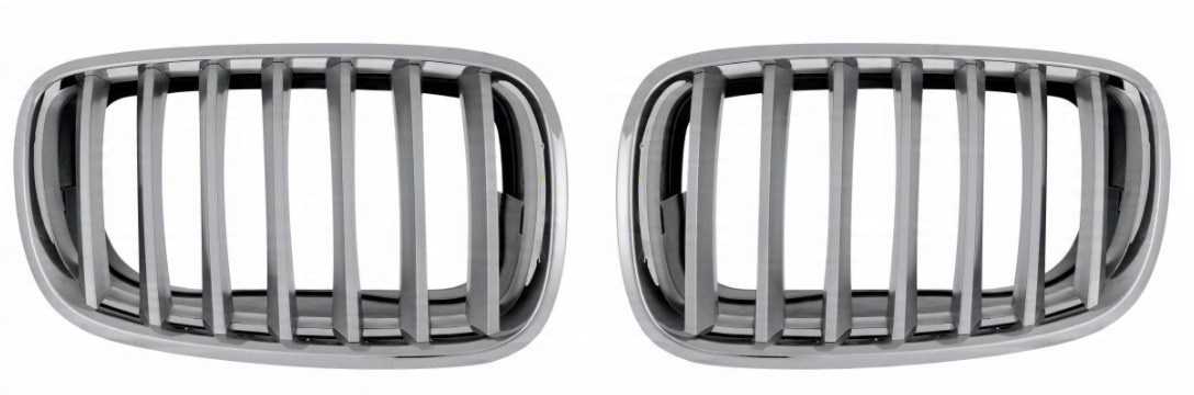 

Atrapy Nerki Grill Bmw X6 E71 08-13 Tytan Komplet