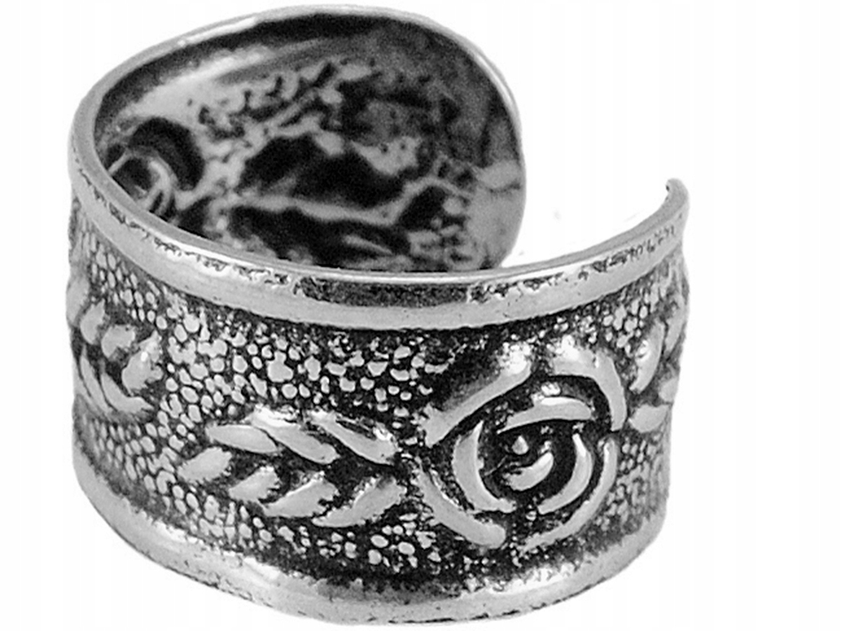 

Versil kolczyk nausznica oponka róża srebro 925