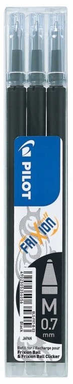 

Wkłady do pióra Pilot Ball Frixion 0,7 Czarny