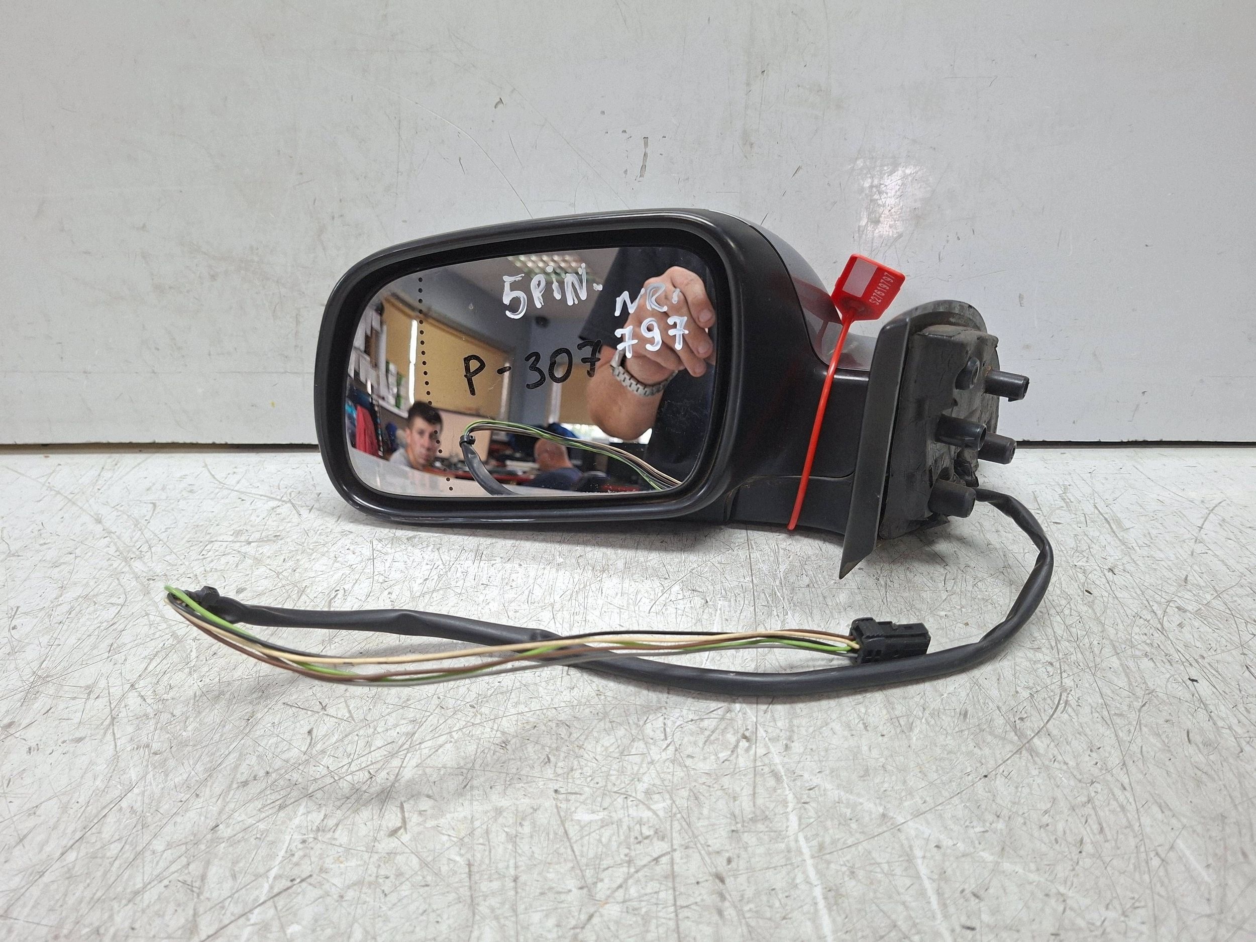 mirror left 5 vertical PEUGEOT 307 2001