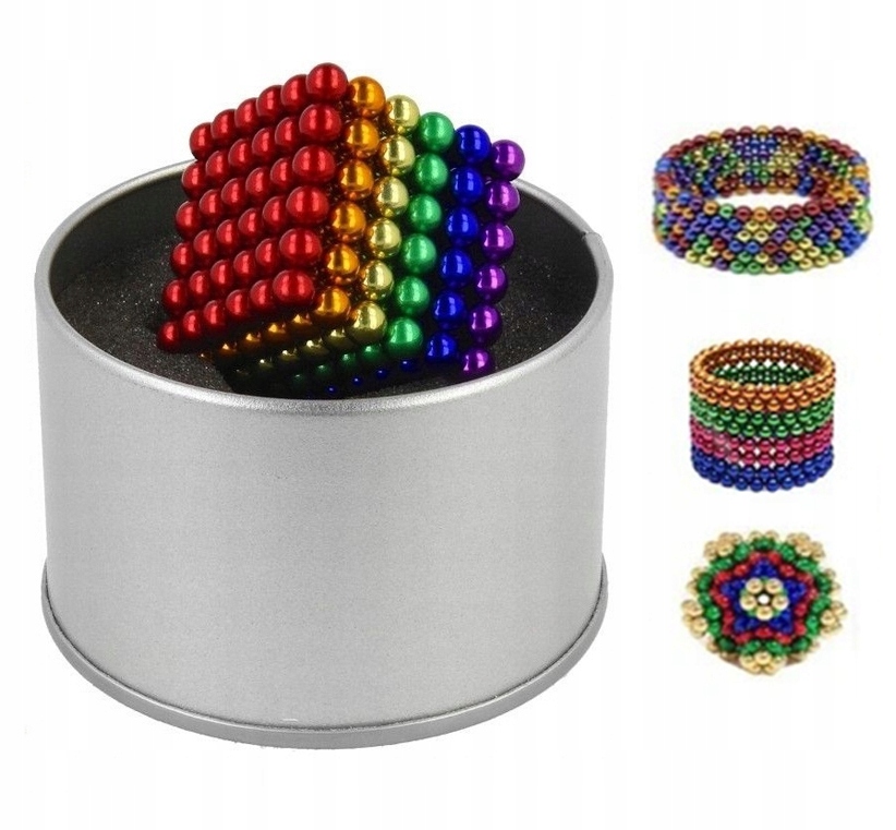 

Kulki Klocki Magnetyczne 8KOLORY Dla Dzieci 216SZT