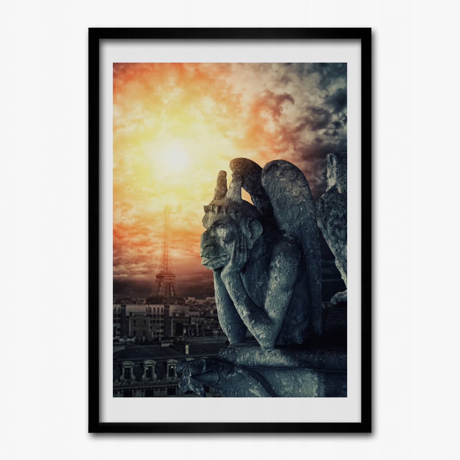 Obraz v rámu na zeď Socha kámen socha 50x70