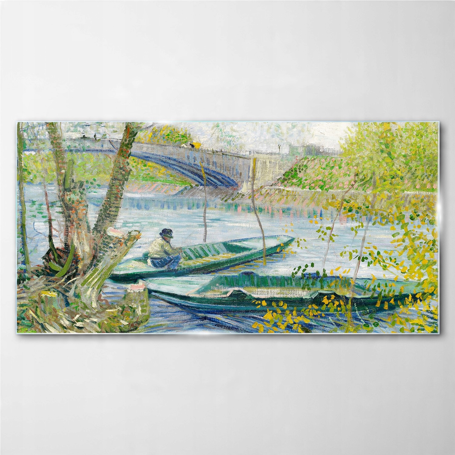 

Obraz szklany Wędkowanie wiosna Van Gogh 100x50 cm
