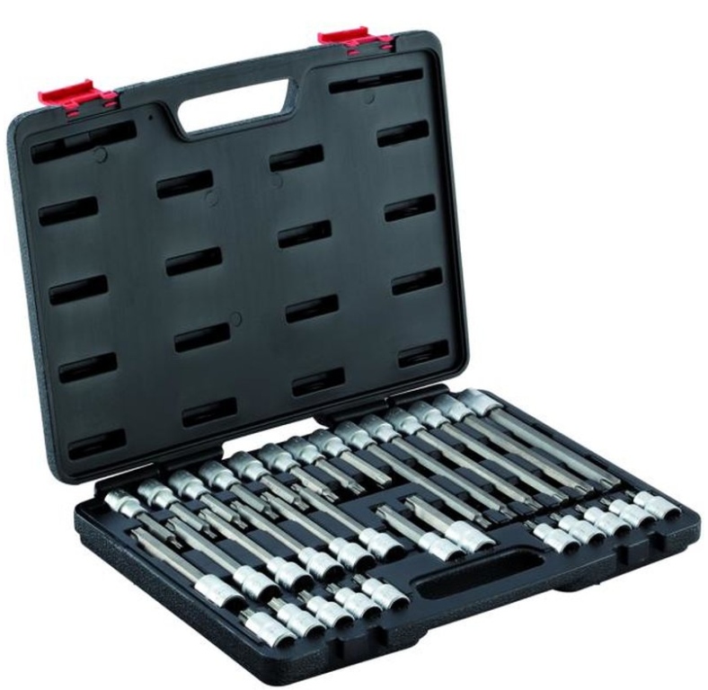 Krátke nástavce Dlhé 1/2 Torx T20-70 32ks Condor