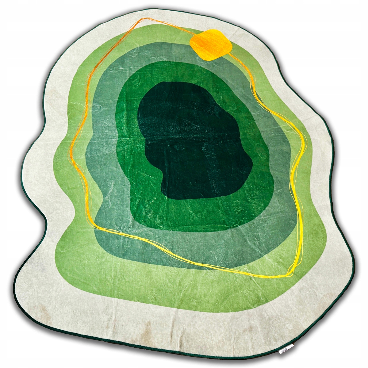 Netradičný Originálny Zelený Koberec 150x200 Bezprecedentný Mäkký