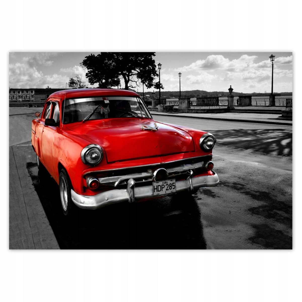 Fototapety 416x290 Kubańskie czerwone auto