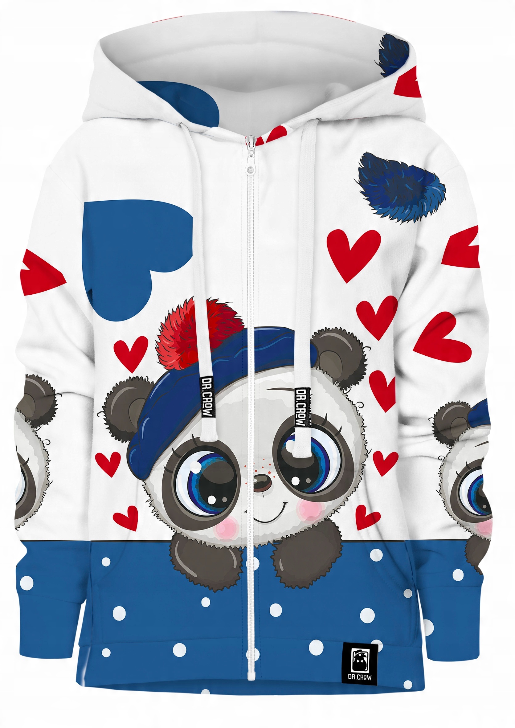 

Dziecięca Bluza Rzpinana Dr.crow Cute Panda 140