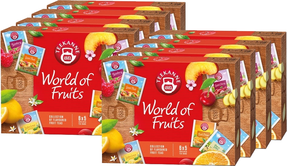 Mieszanka herbat owocowych Teekanne World of Fruits Tea 30 kopert x 8