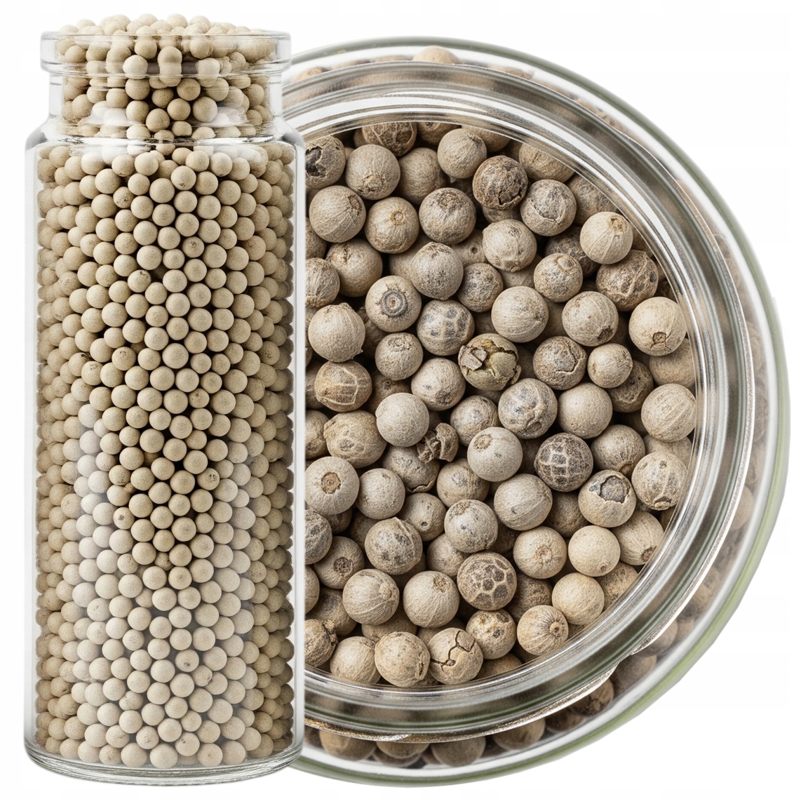 Levně Pepř Bílý Zrnité zrno 1000 g Ideální pro ryby a maso Sob-pro 1 kg