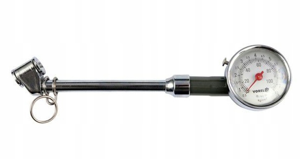 

Ciśnieniomierz samoch. długi metalowy 0,5-7,5 Bar