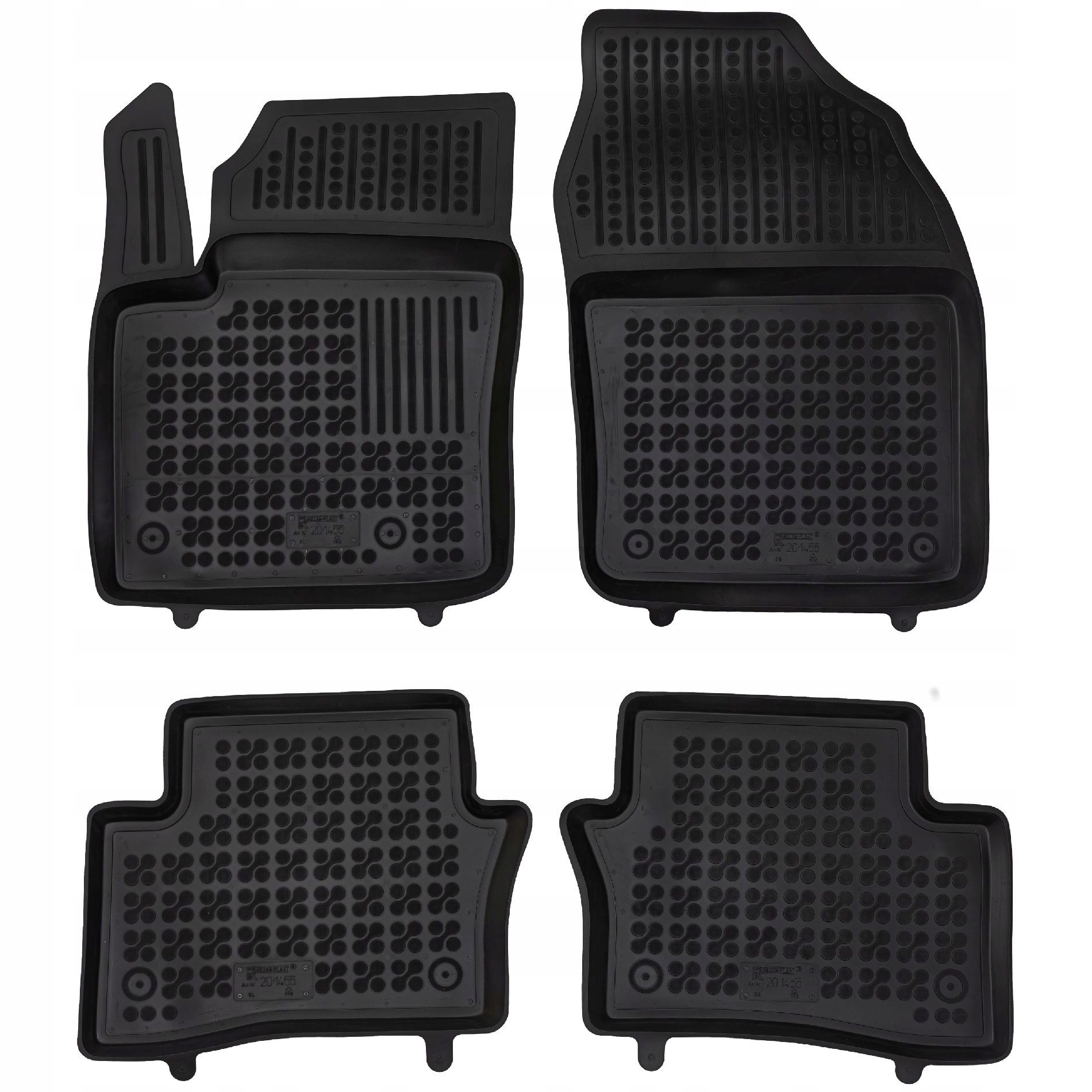 Čierne koberčeky pre Toyota C-hr II od roku 2023