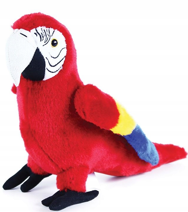 

Maskotka Papuga Ara 24cm Eco Red Macaw Ara