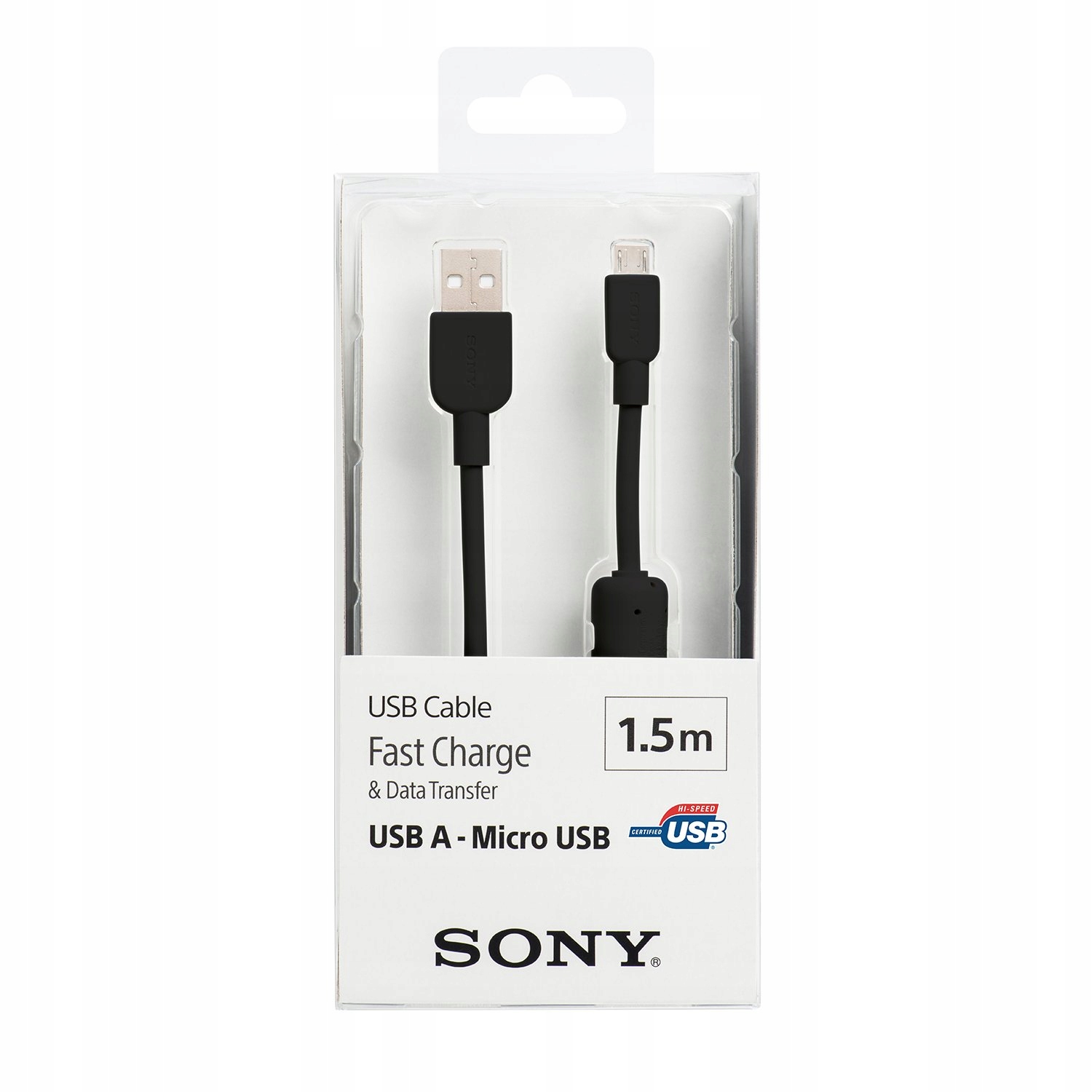 

Przewód micro Usb 1,5 m Sony CP-AB150B