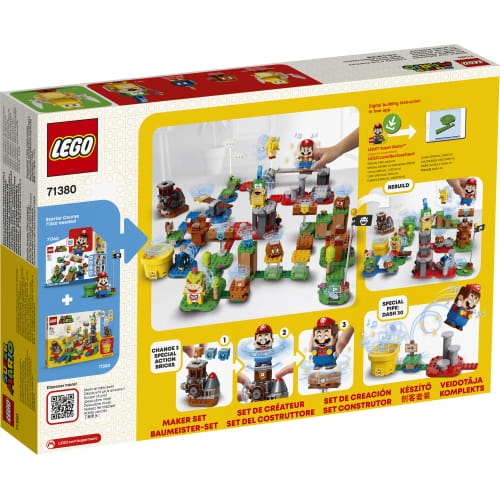 LEGO SUPER MARIO 71380 MISTRZOWSKIE PRZYGODY Liczba elementów 366