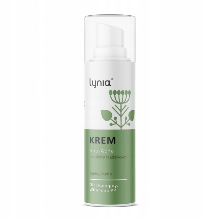 Lynia Krém Anti-Acne s azeloglicínom 4% a konopným olejom 50 ml