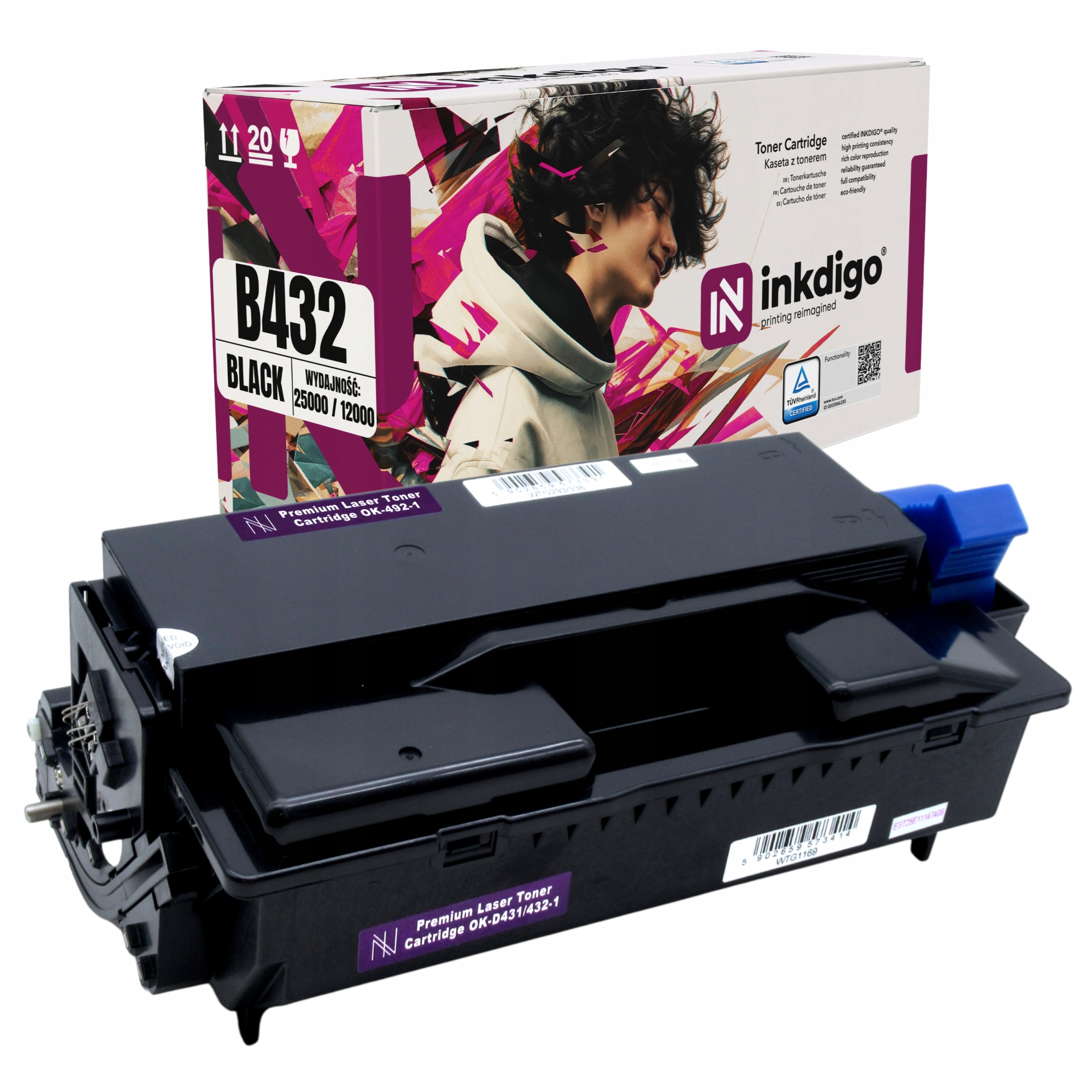 Toner buben pro Oki B432 B512 MB492 MB562 XL