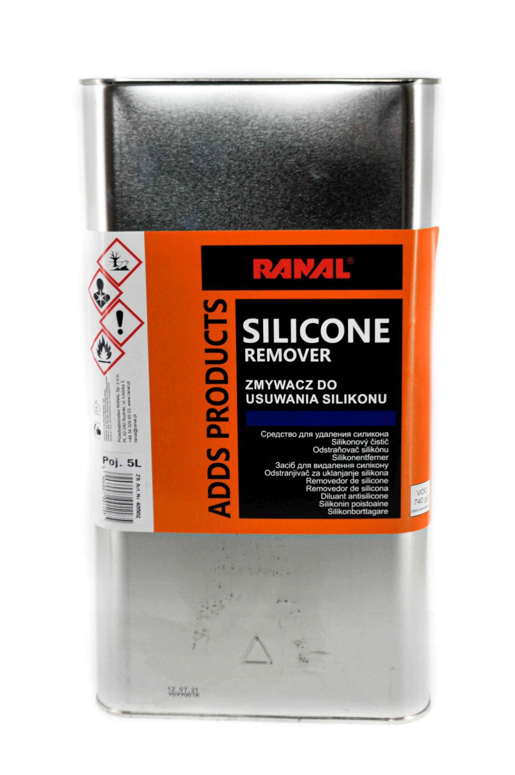 Ranal Zmywacz Sylikonowy 5L