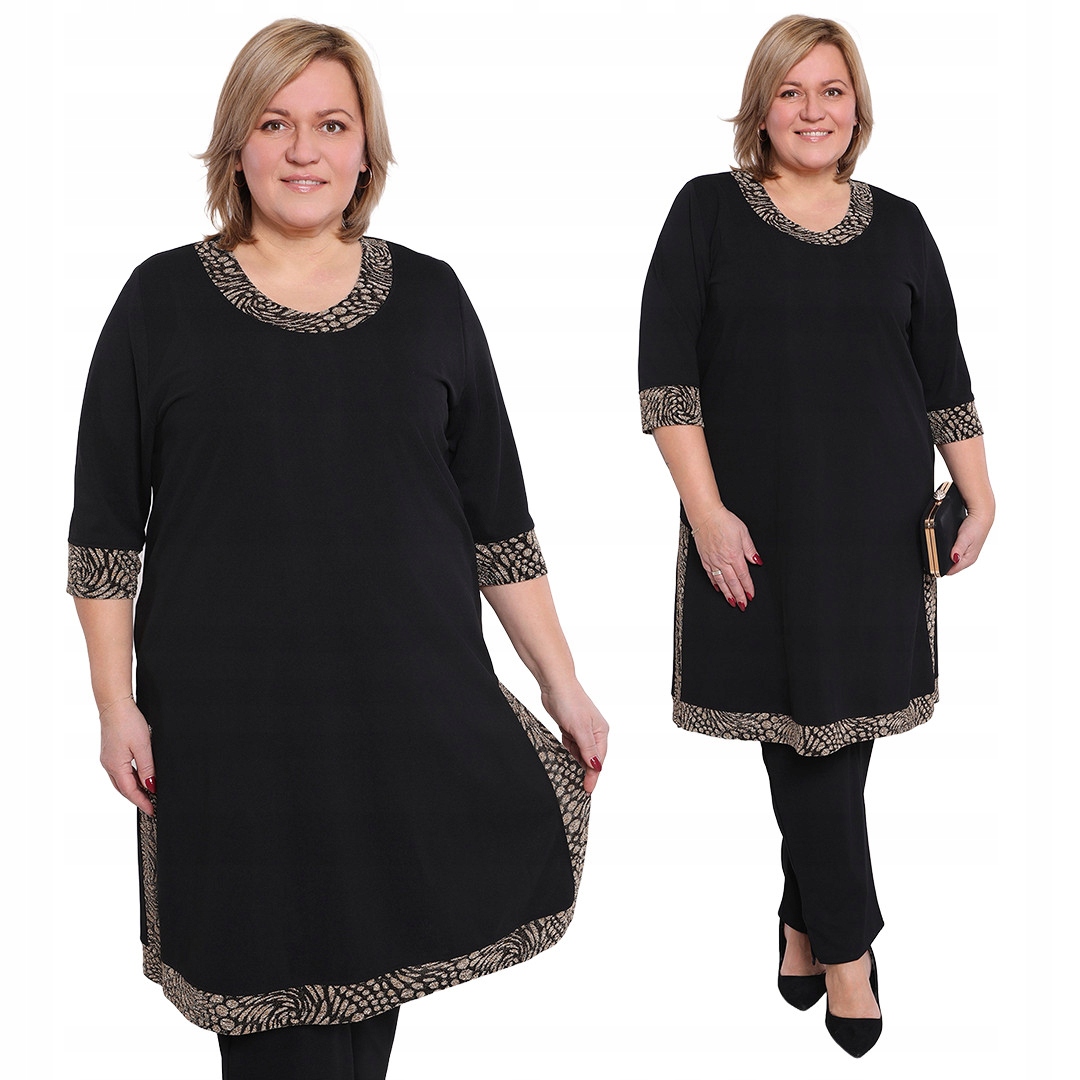 Dlouhá tunika se zlatými vzory 60