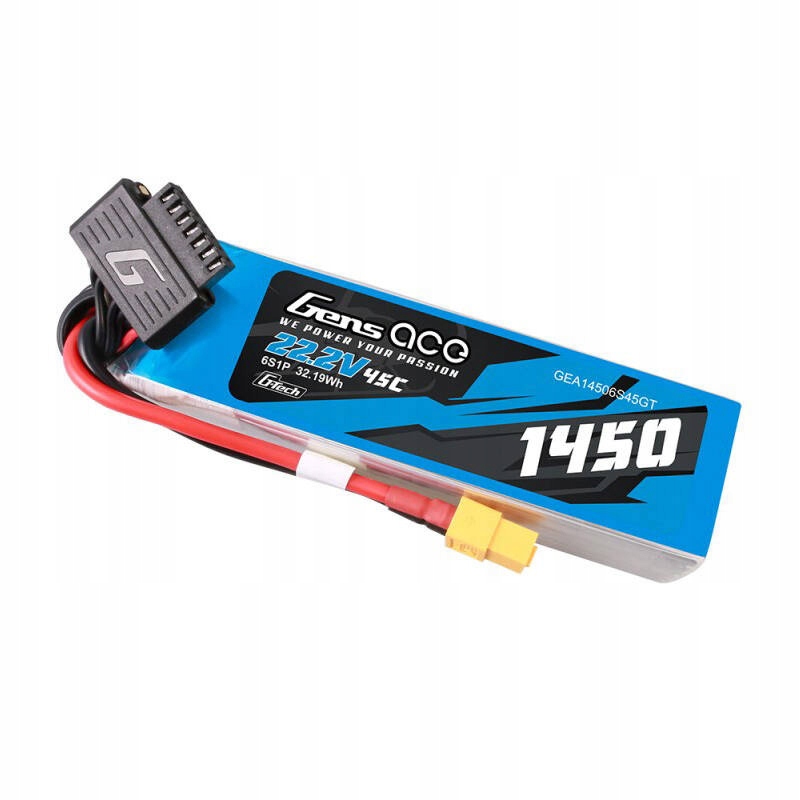 Akumulator Gens Ace G-Tech 1450mAh 22.2V 45C 6S1P Lipo z konektorem XT60 Pl