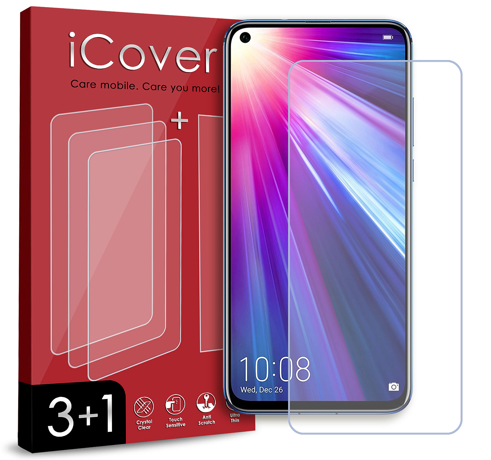

3+1 Niepękające Szkło Do Huawei Honor View 20