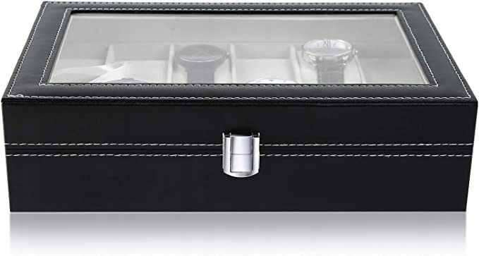 PUDEŁKO SZKATUŁKA ETUI NA 12 ZEGARKÓW EKOSKÓRA EAN (GTIN) 5900779377011