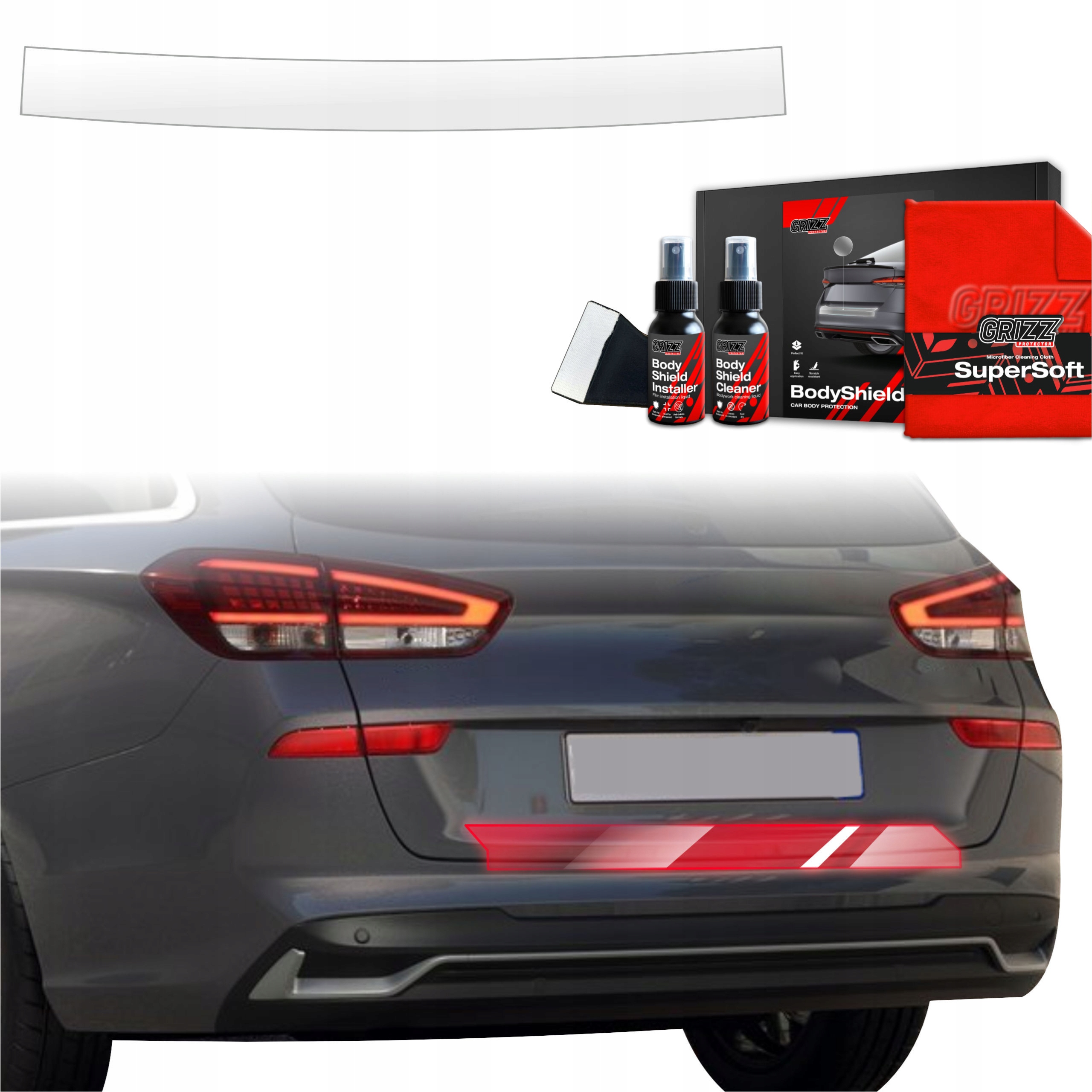 Fólie Ppf na práh zavazadlového prostoru pro Hyundai i30 Wagon (2020-2025) Grizz