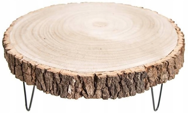 

Plaster Drewna na Nóżkach Stroik Dekoracja 31 cm