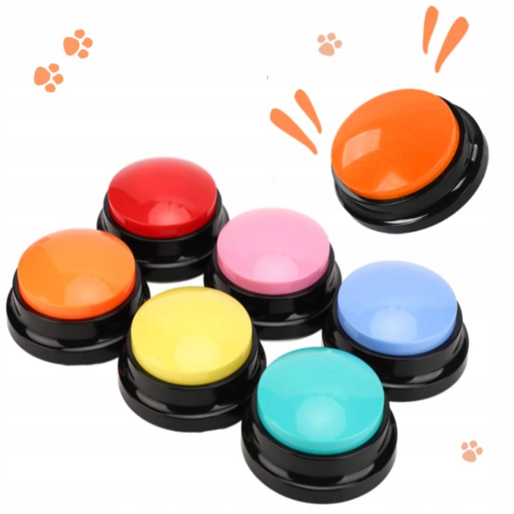 Zvukové Mluvící Tlačítka Pro Nahrávání Vzdělávací Učení Hračka Pro Psy