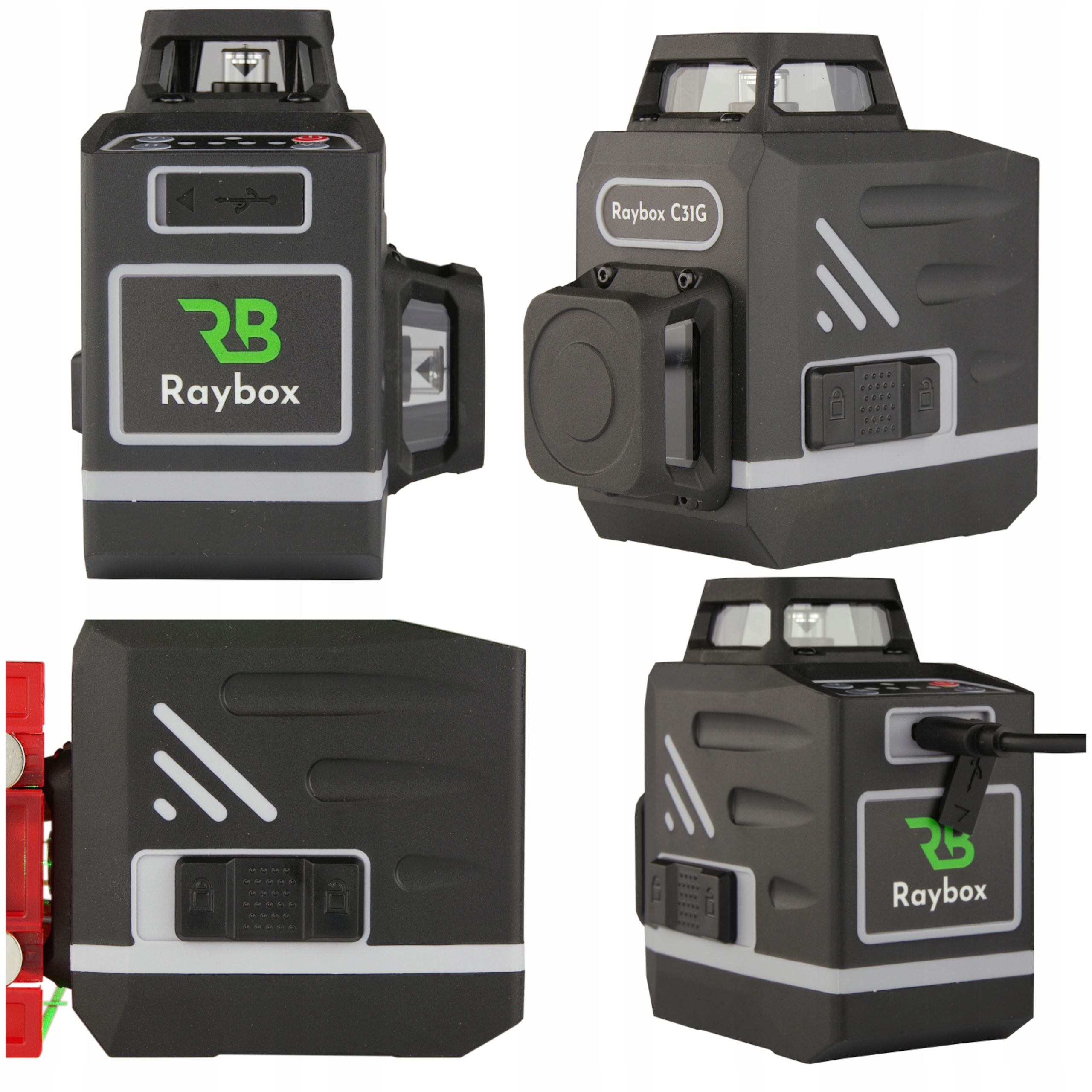 Laser C31G pro přesné určení poklesů Víceřádkový laser