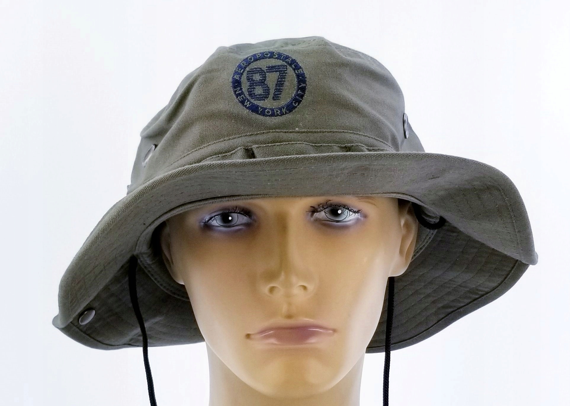 Kapelusz Bucket męski AEROPOSTALE 87 Wyszycie 57-58cm ORYGINAŁ Lato Ryby Materiał dominujący bawełna