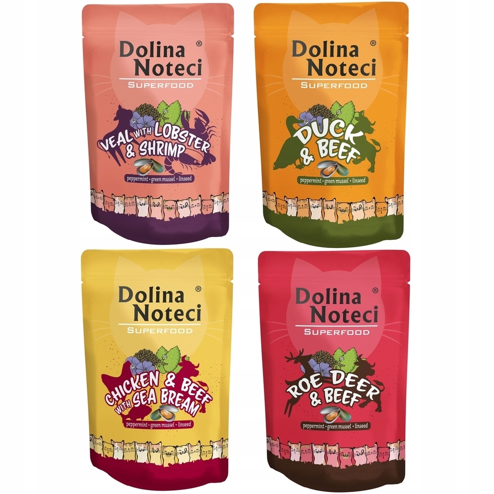Levně Dolina Noteci Kot Superfood MIX 4 Příchutě 24X85G
