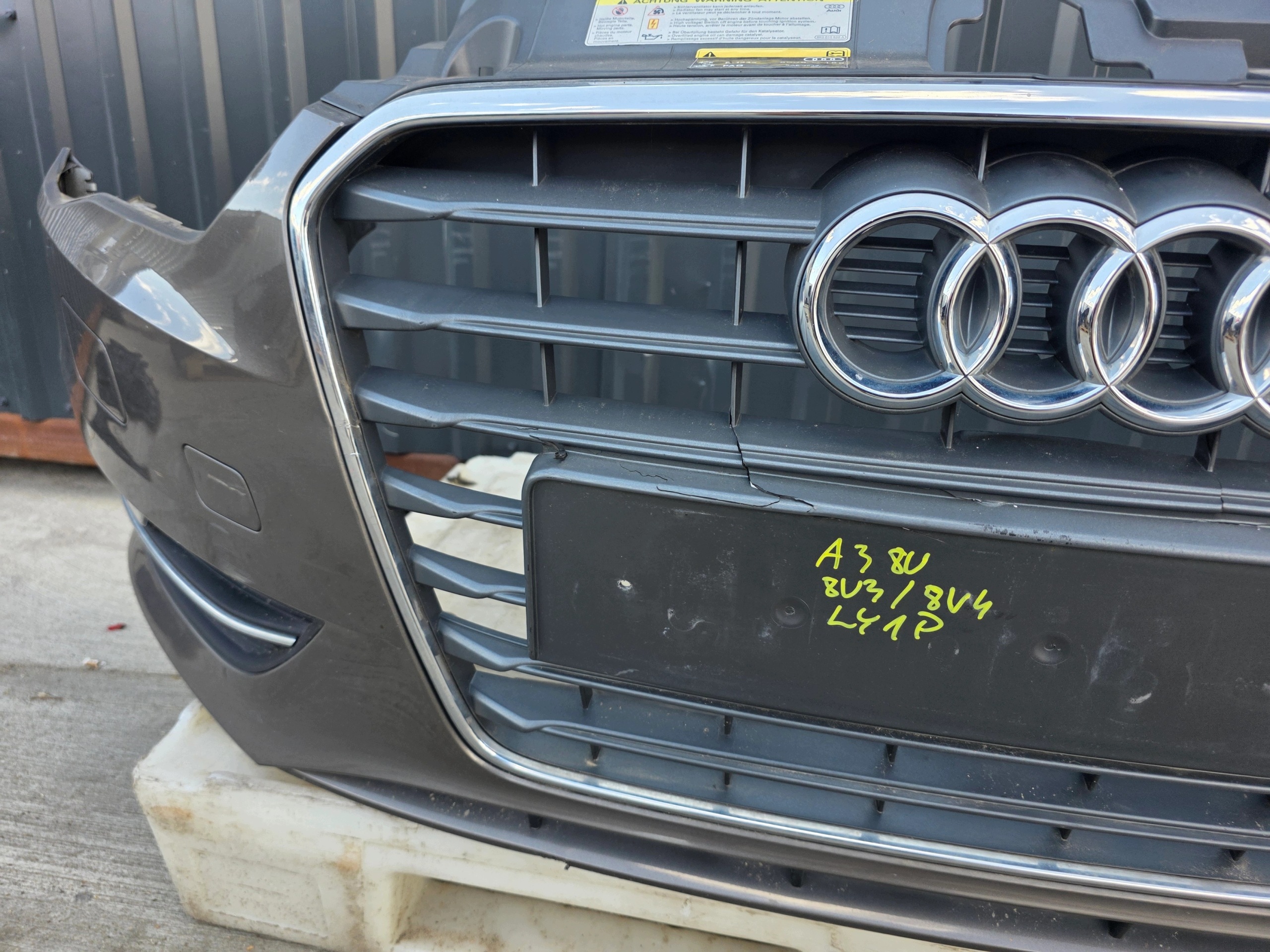 bumper front complete AUDI A3 8V 3-door SPORTBACK LY1P 2011-2015 !!!