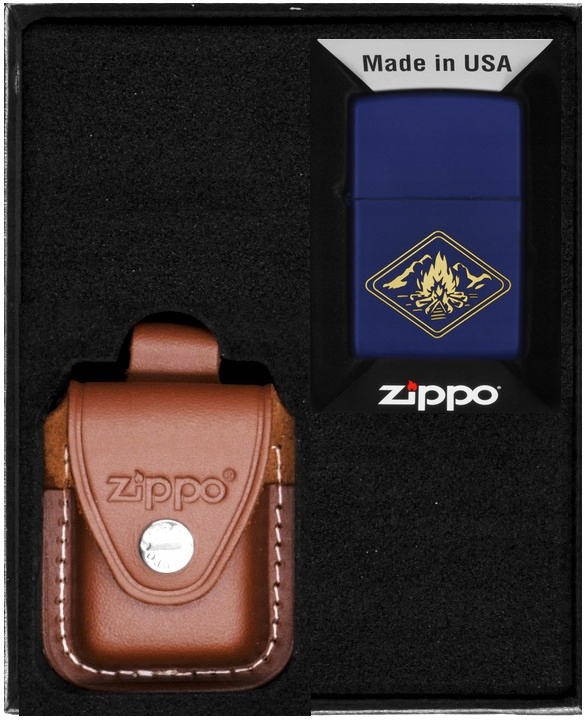 Sada Zippo Zapalovač Campfire Design Dárkový No2