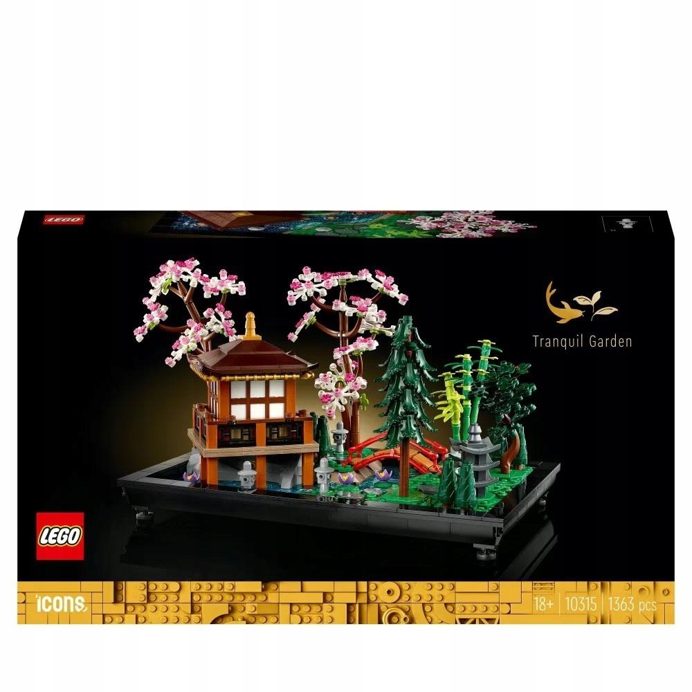 Lego Icons 10315 Odlehlý zahradní set pro dospělé při stavbě Japové zahrady